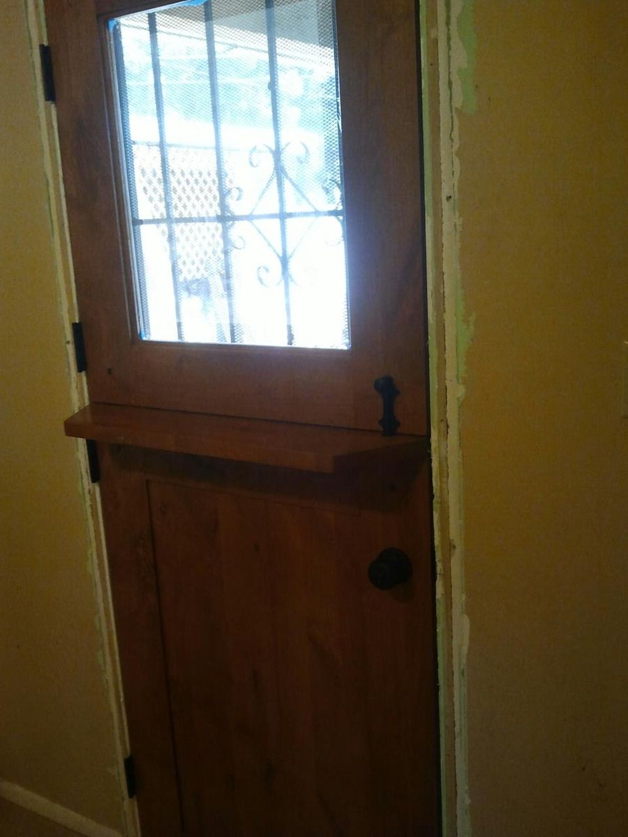 Custom Made Knotty Alder Dutch Door by Wood Things II