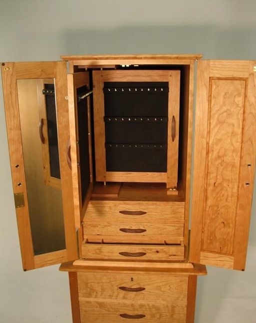 Custom Made Jewelry Armoire by Cooltimbers