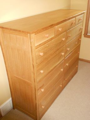 Custom Made Large Quartersawn Oak Dresser
