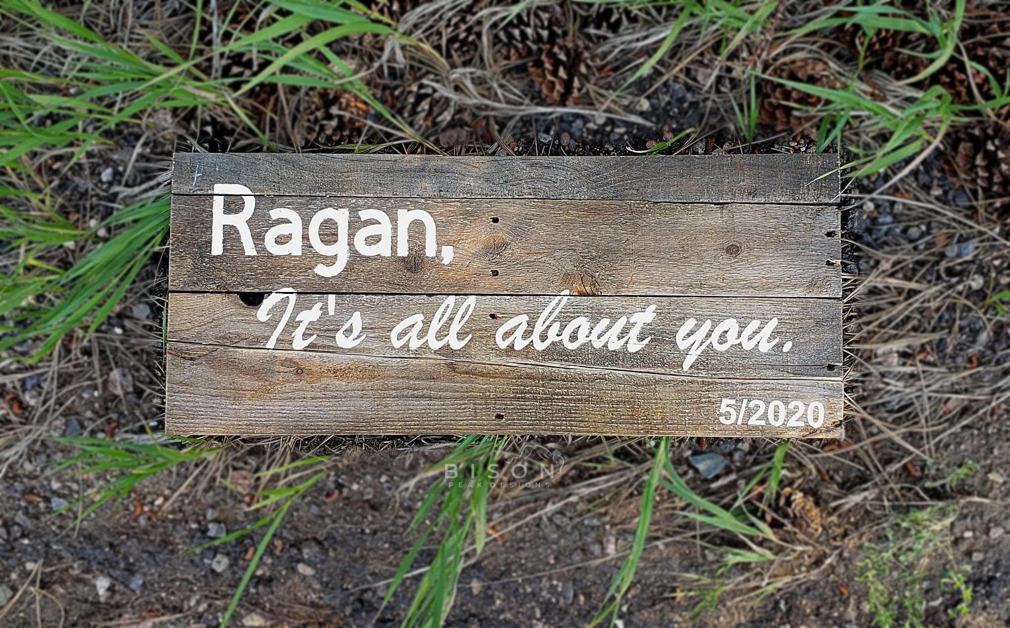 Buy Hand Crafted Reclaimed Barn Wood Sign. Made To Order, made to order