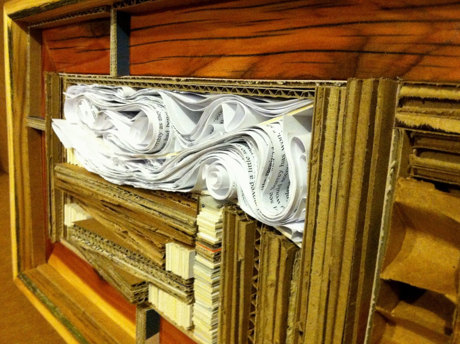 Custom Made Triptych Wall Sculpture by Chief Dybus