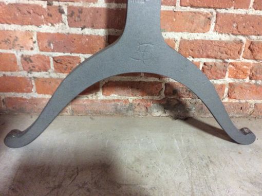 Custom Made Cast Iron Wishbone Dining Table Legs,