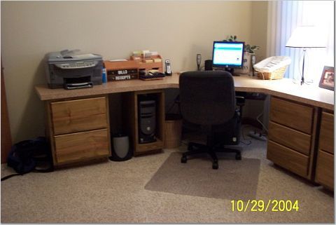Custom Made Corner Desk Unit