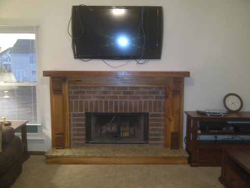 Custom Made Fireplace Mantle Surround And Hearth