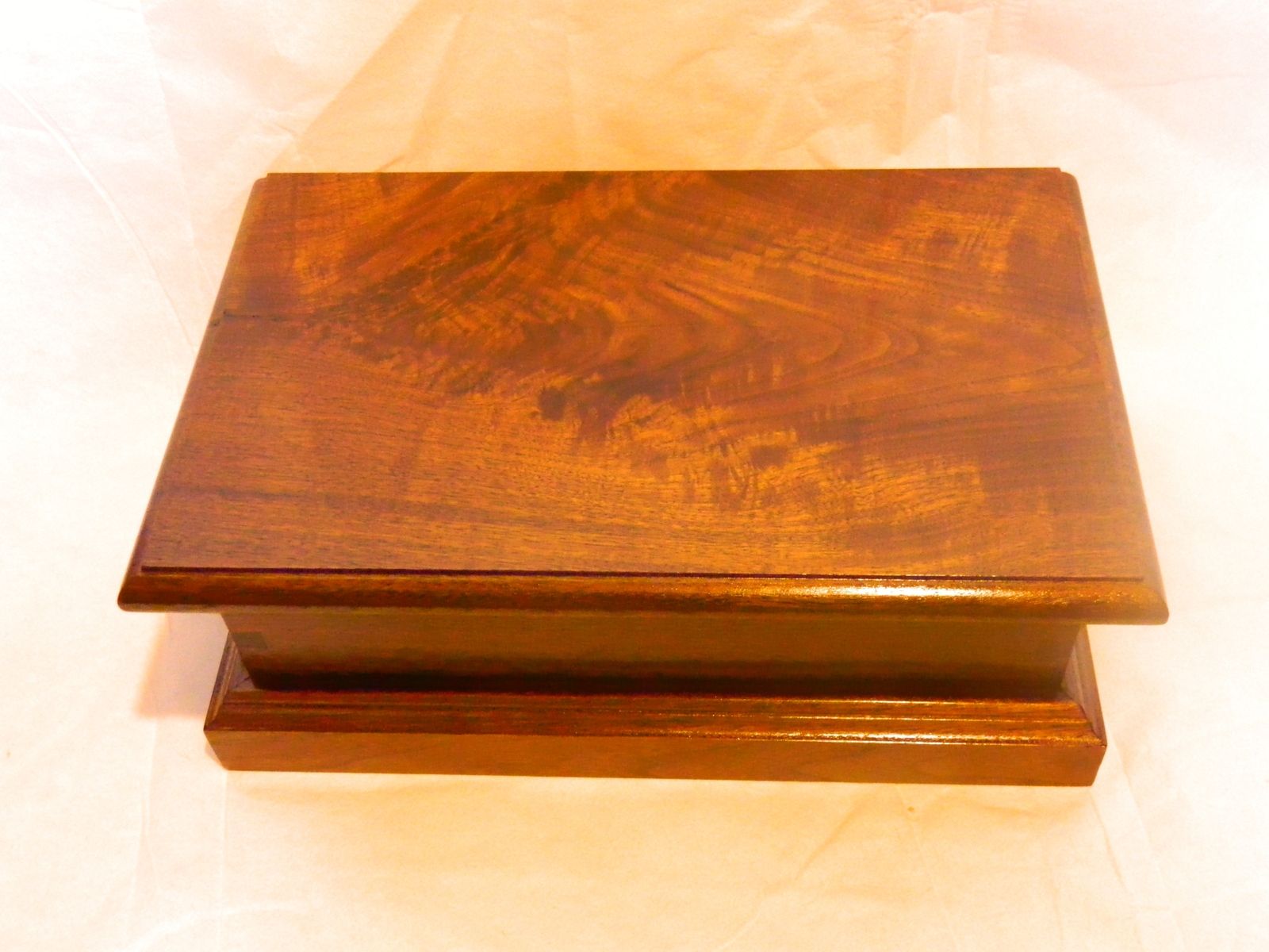 Hand Crafted Walnut Jewelry Box With Till by 3gwoodworking