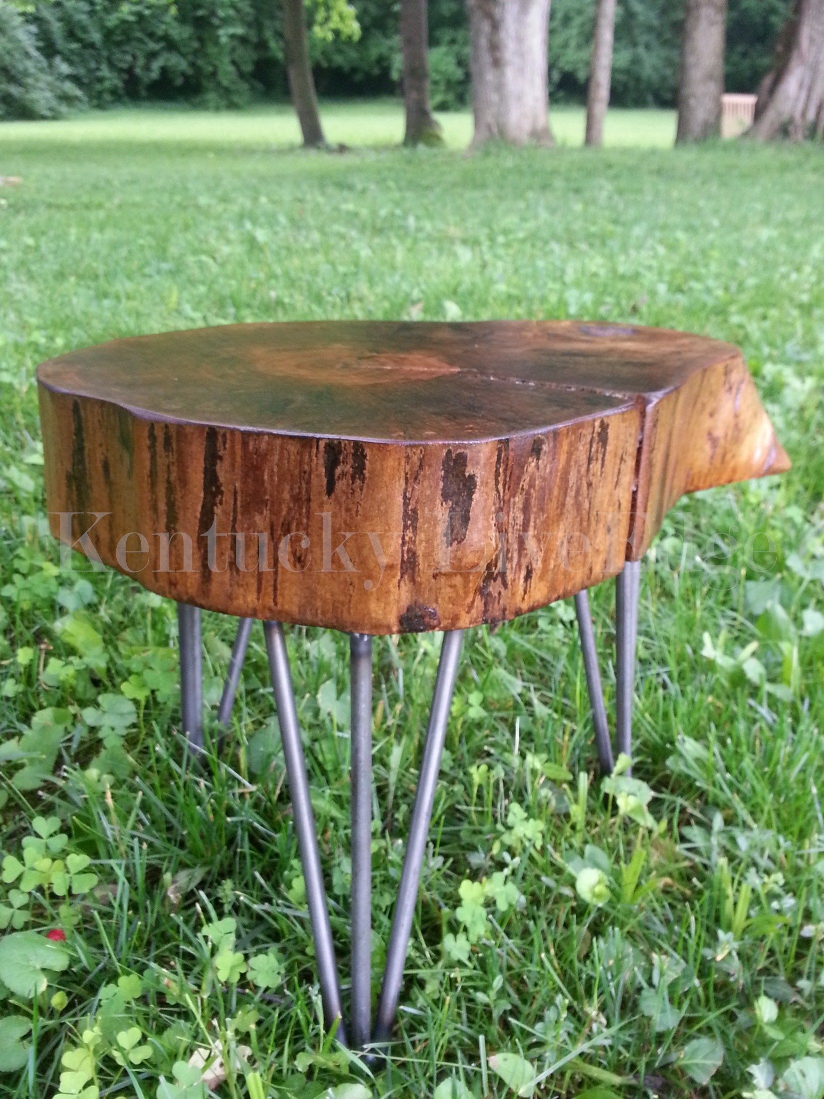 Custom Wooden Plant Stand, Side Table, Stool, Organic Furniture