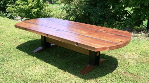 Custom Made Steel I-Beam Table