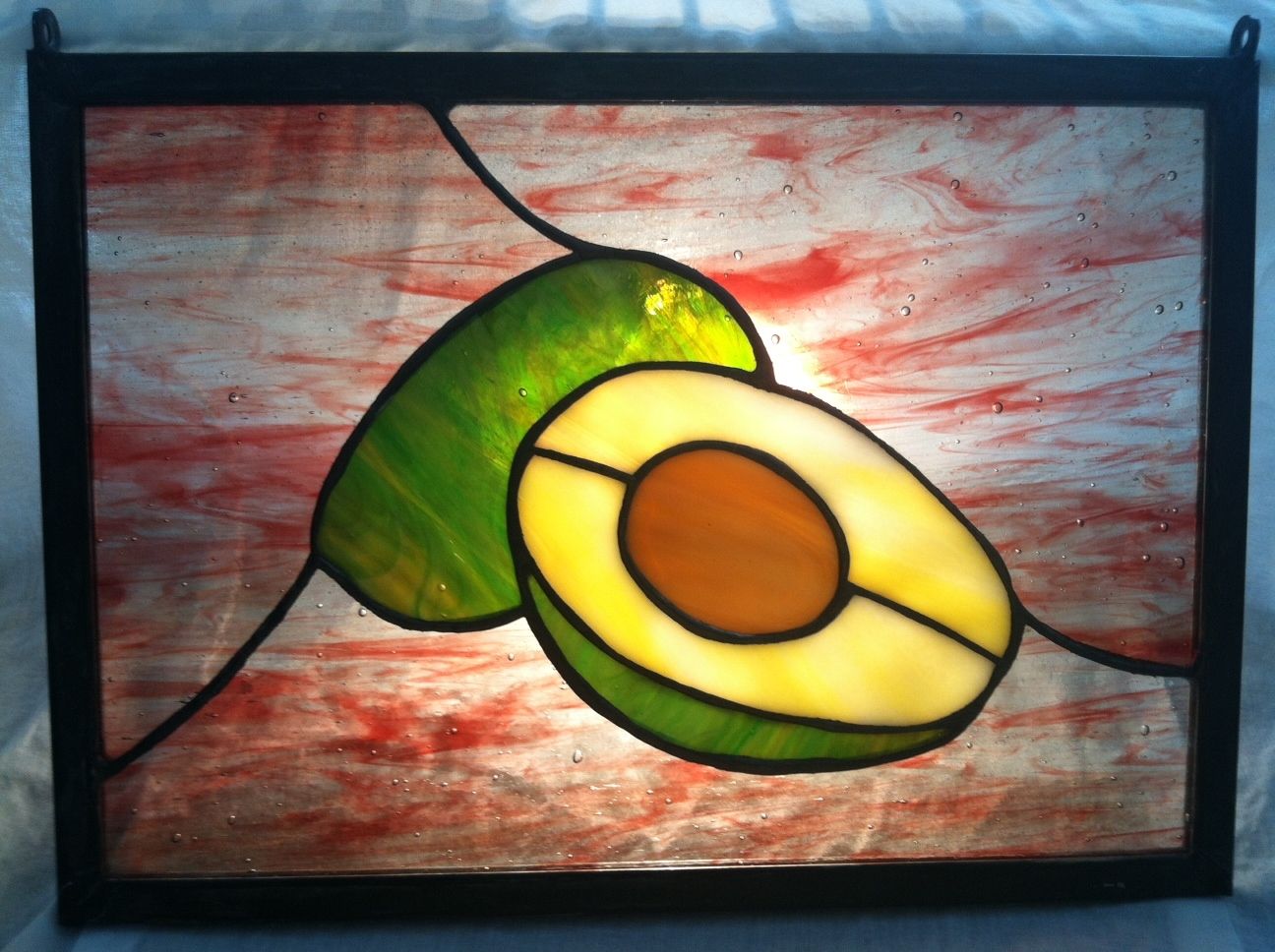 Hand Crafted Fruit And Veggies Mini Panels by Dancing Light Stained