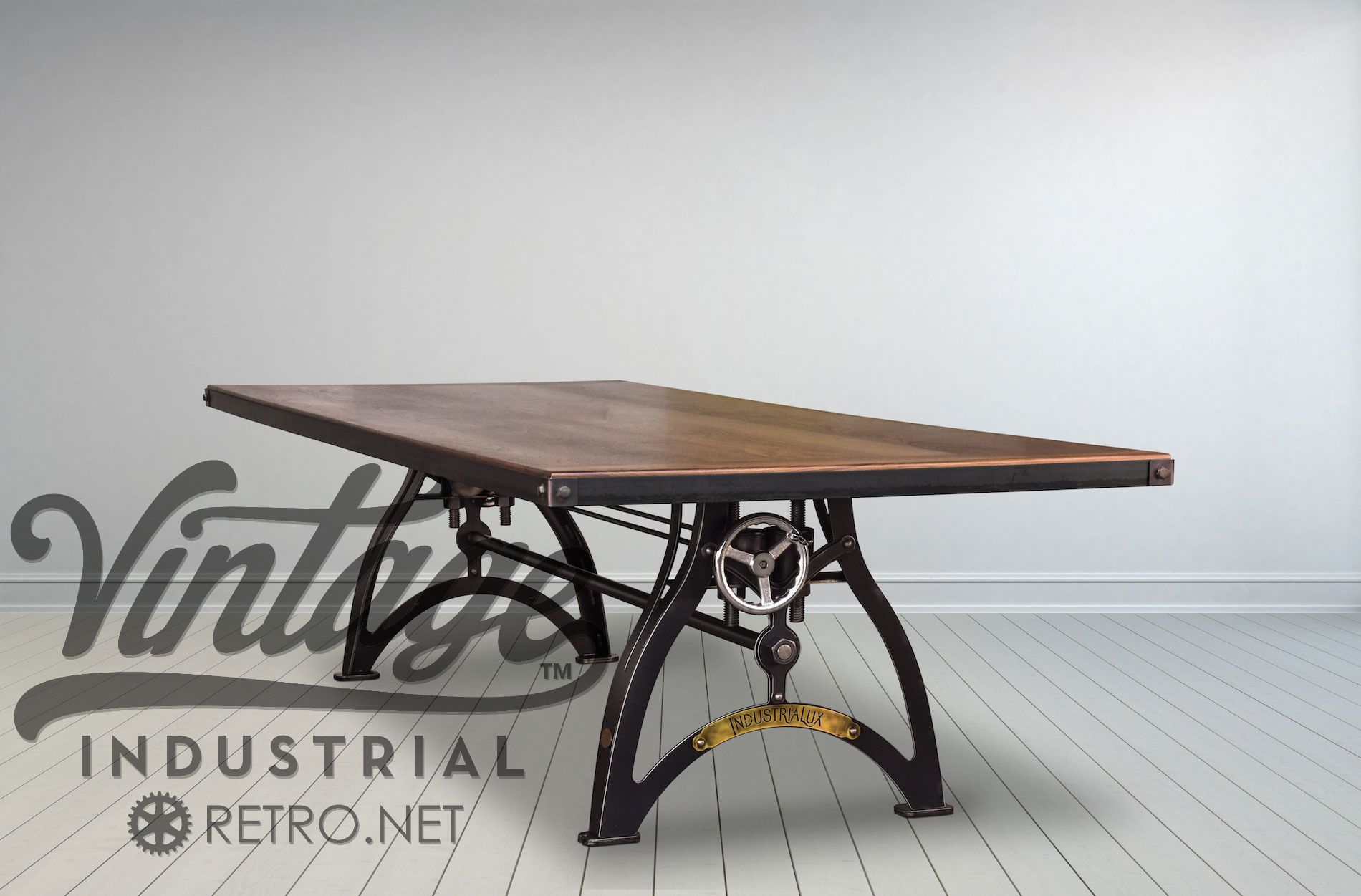 Custom Made Industrialux Sit Stand Desk by Vintage Industrial, LLC