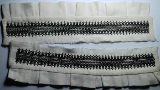 Custom Made Historical Blackwork Embroidery