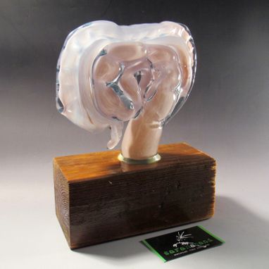 Custom Made Custom Hand Blown Glass Organ Sculptures