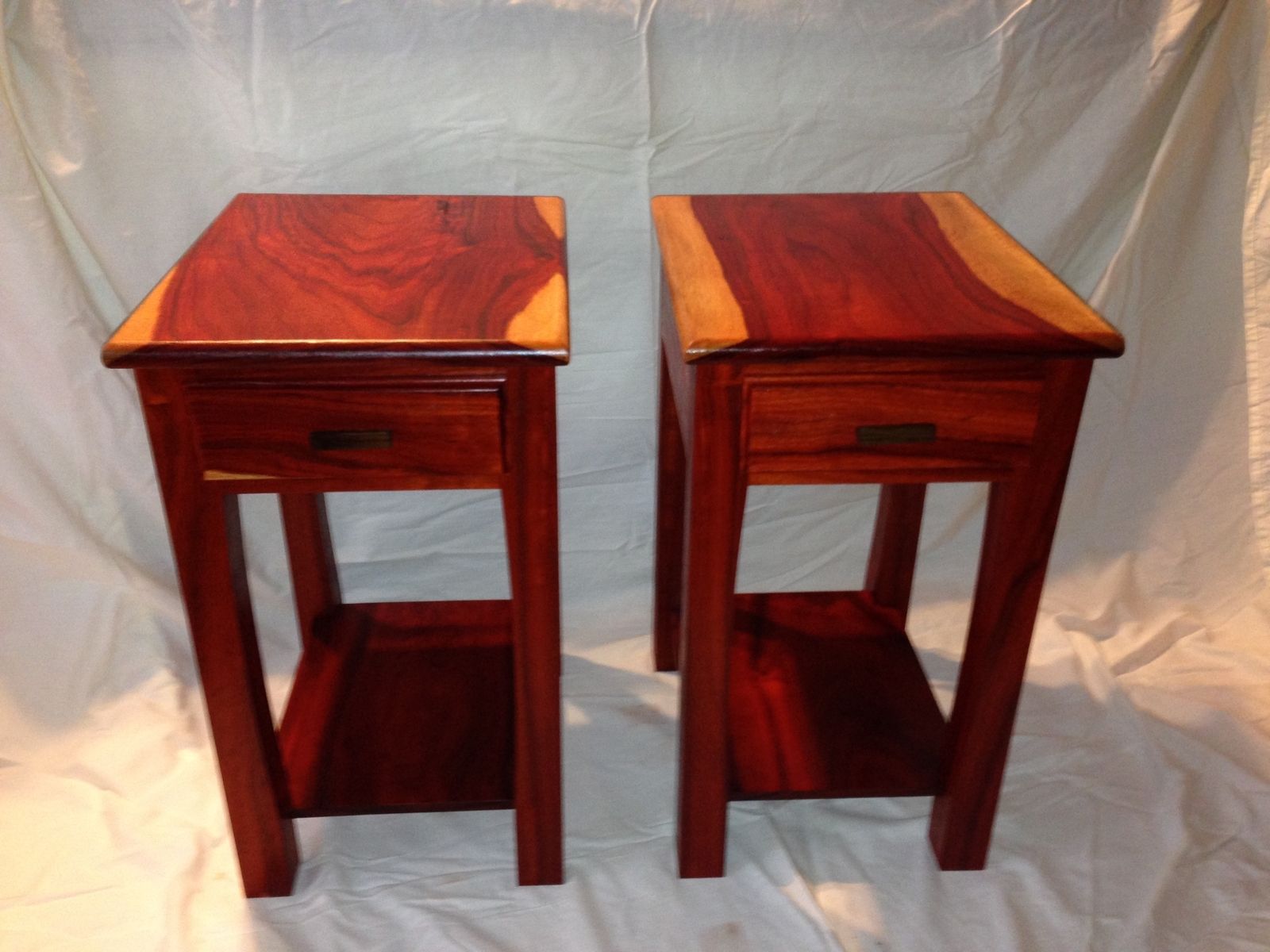matching side tables in living room