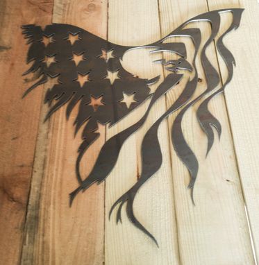 Custom Made Eagle Flag