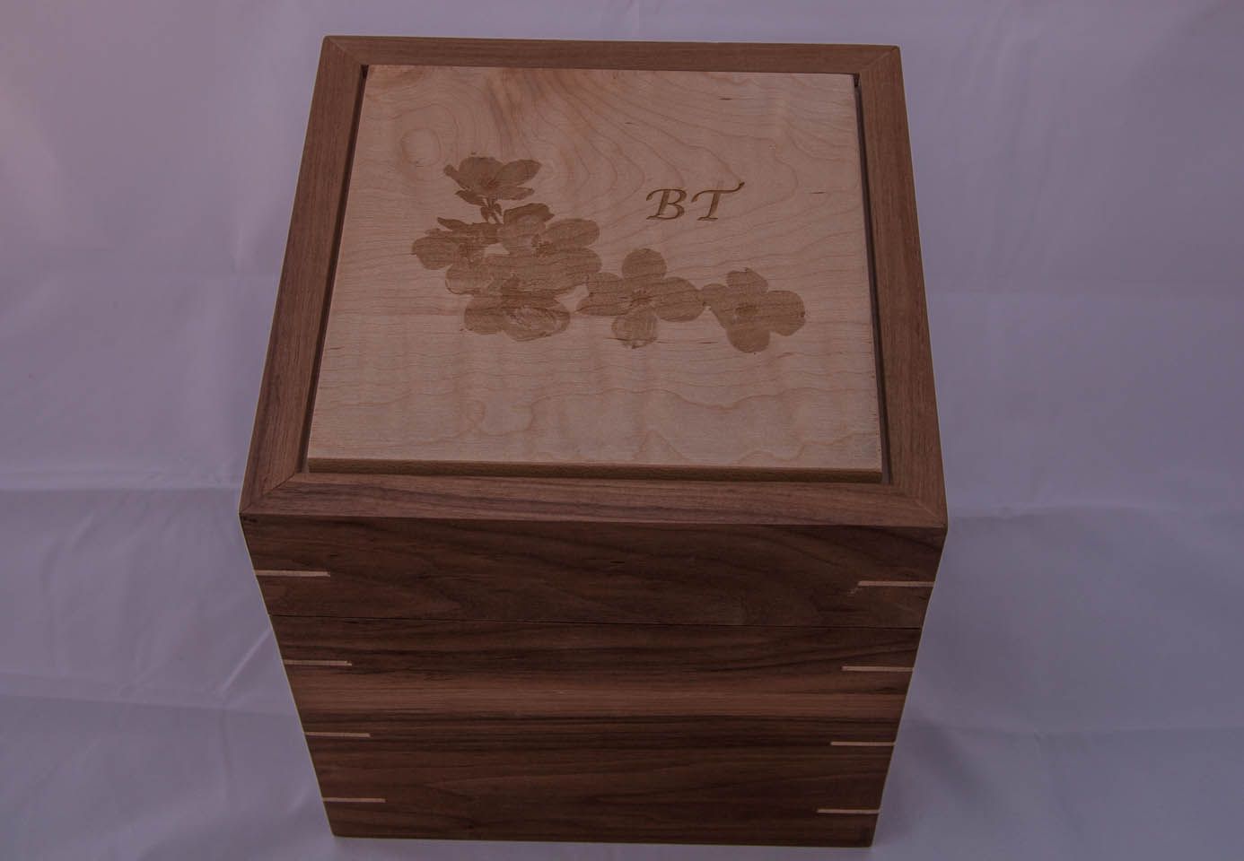 Custom Made Box For Cremation Ashes by Bench Dog Woodworks
