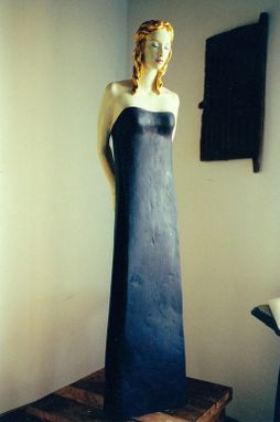Custom Made Lady. Wood Polychrome