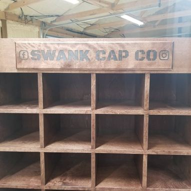 Custom Made Hat Rack Display Case Commercial Or Residential