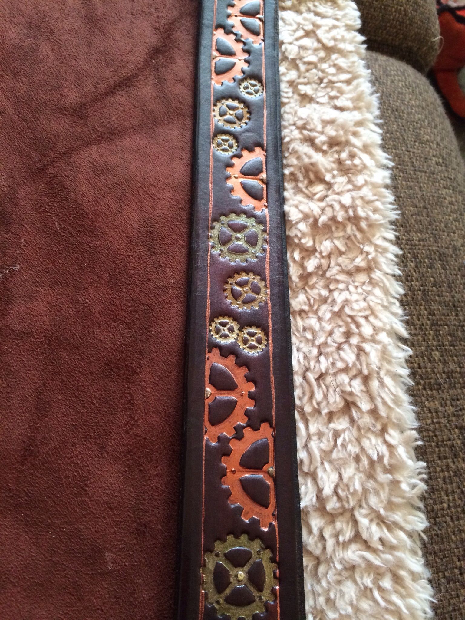 Hand Crafted Custom Made Leather Dog Collars by Saxon Leather art