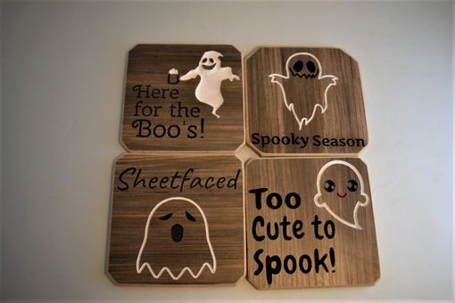 Custom Made Halloween Coasters (Set)