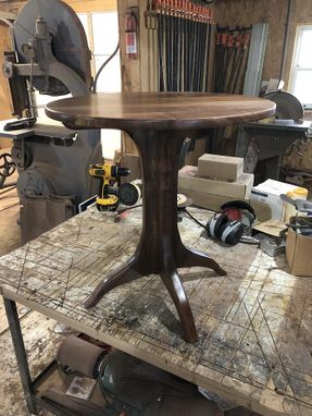 Custom Made Sculpted Side Table