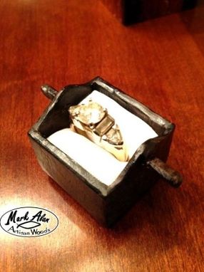 Custom Made Custom Engagement Ring/Wedding Ring Box