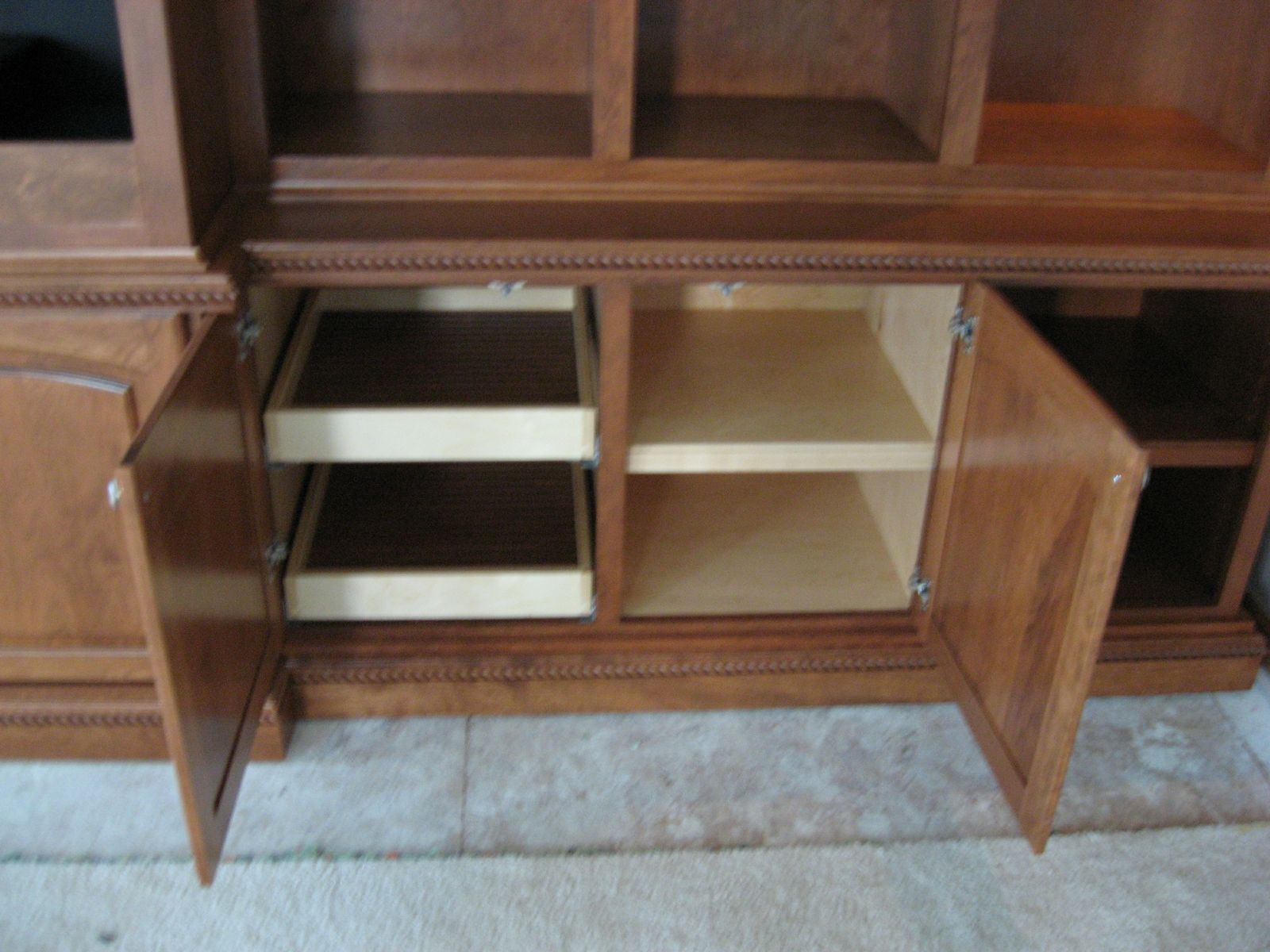 Handmade Custom Entertainment Center By Peabody Enterprises Inc 8897