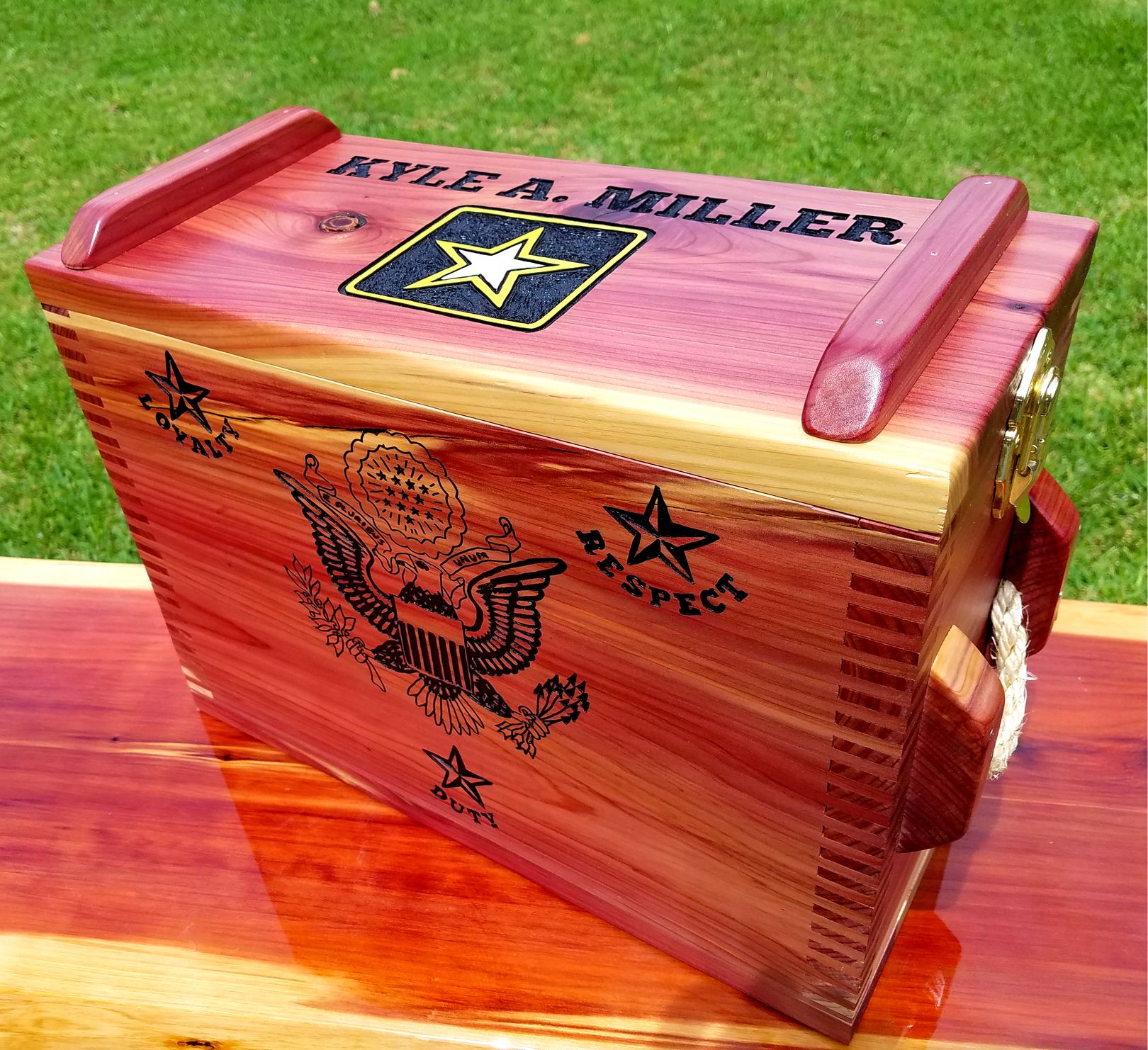 Handmade Customized Ammo Box For Military & Police by Montgomery ...