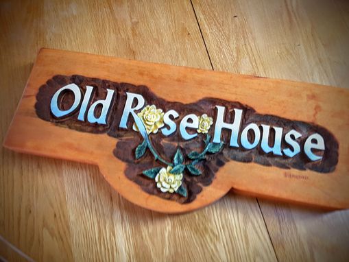 Custom Made Hand Carved Residential Signs
