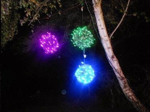 Custom Made Christmas Ball Lights