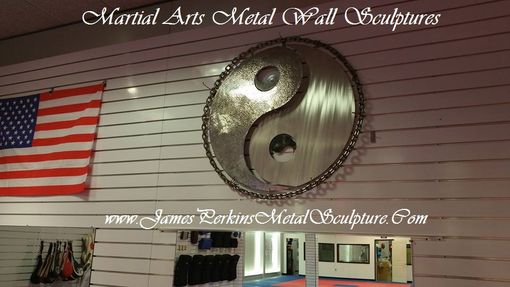 Custom Made Martial Arts Metal Wall Sculptures & Metal Decor