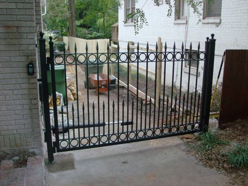 Custom Made Gates With Rings And Puppy Pickets