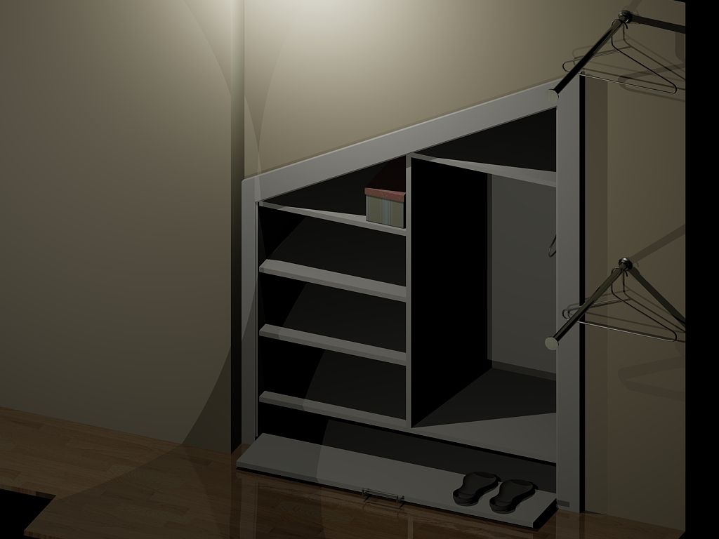 Hand Crafted Odd Shape Custom Closet by SteelDesign