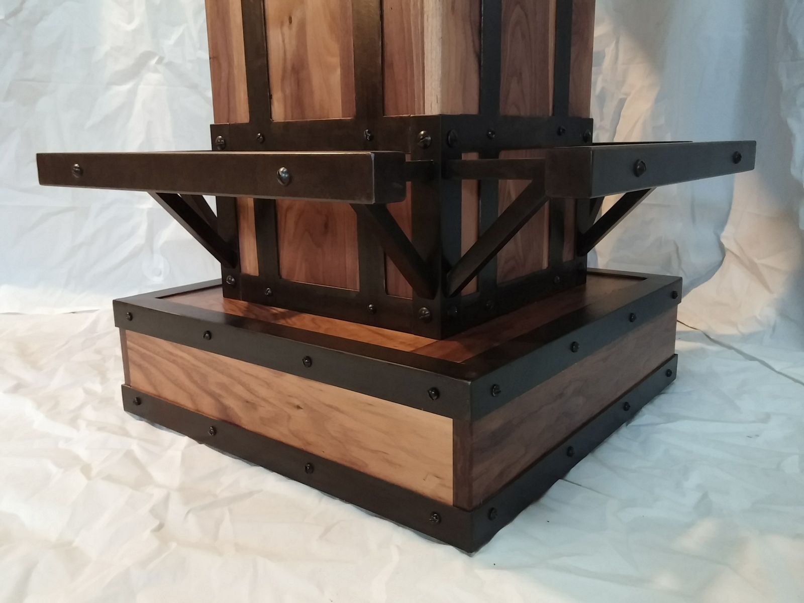 Custom Live Edge Bistro Table by Puddle Town Woodworking | CustomMade.com
