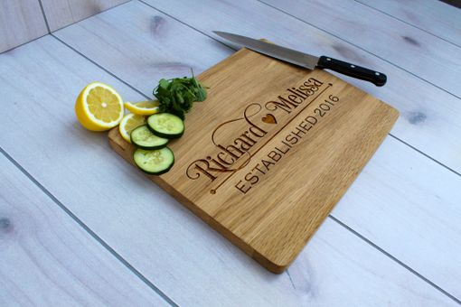 Custom Made Personalized Cutting Board, Engraved Cutting Board, Custom Wedding Gift – Cb-Wo-Richard Melissa