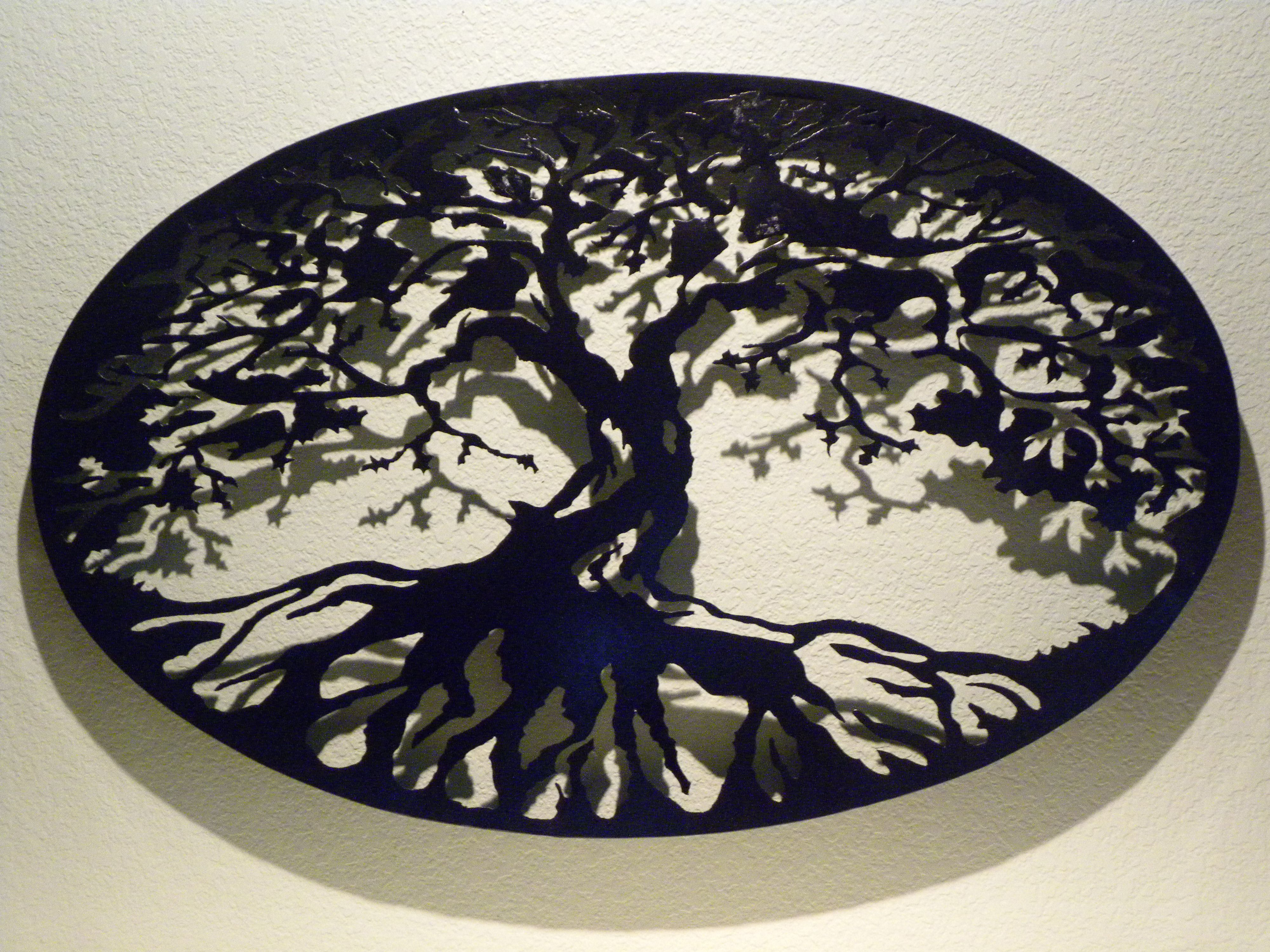 Buy a Custom Oval Tree Of Life Metal Wall Art, made to ...