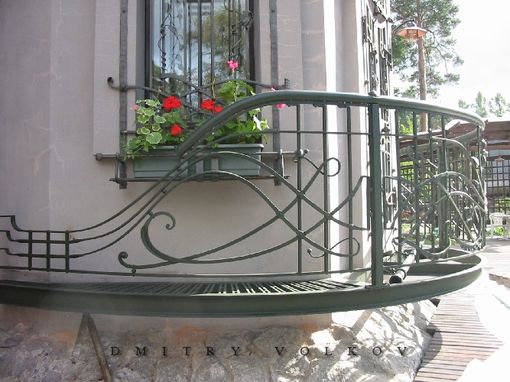 Custom Made Handcrafted Metal Balcony Railing