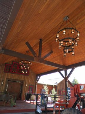 Custom Made Forged Iron High Country Chandeliers