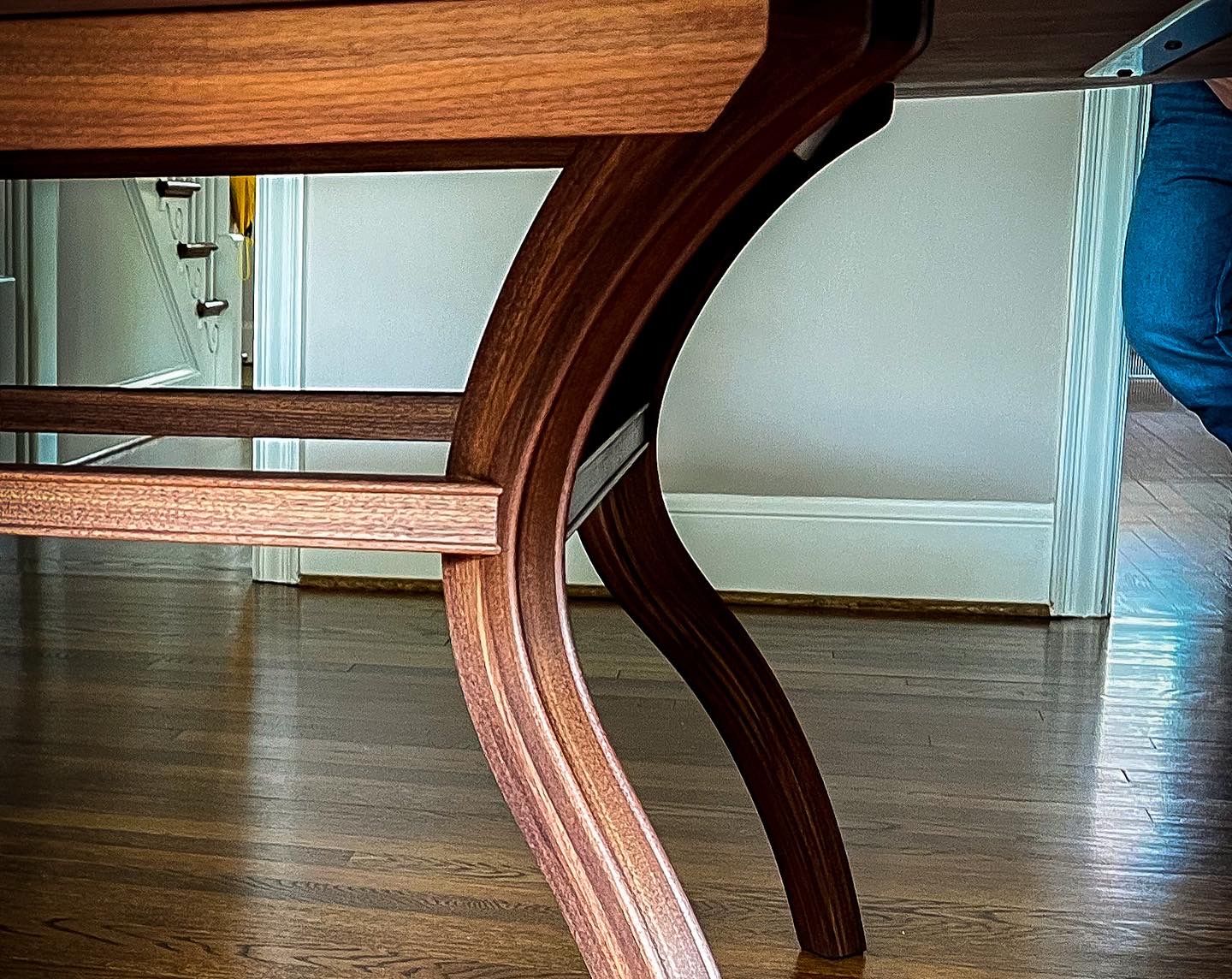 Hand Crafted Bent Lamination Dining Tables by 1 O A K Design