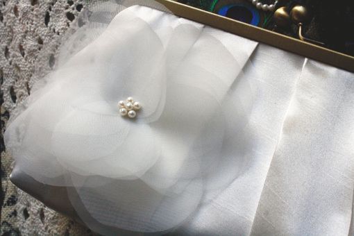 Custom Made Dual-Purpose Handmade Flower With Pearls