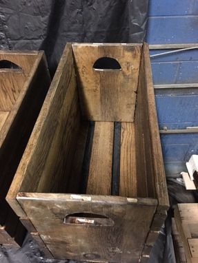 Custom Made Handcrafted Wooden Storage Crate