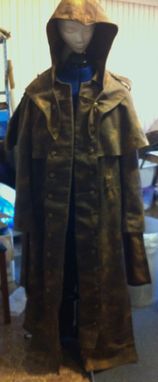 Custom Made Assasan's Creed Brown Stonewashed Denim Costume