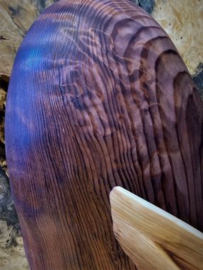 Custom Made Rustic Twisted Juniper Sculpture On A Redwood Burl Base