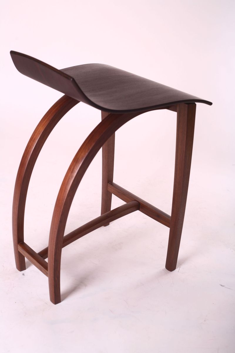 Custom Made Bar Stool by Reed Hansuld Fine Furniture Craftsman
