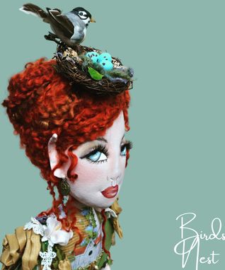 Custom Made Birds Nest Fairy Doll.