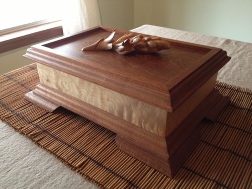 Custom Made Unique Jewelry Boxes, Hand Carved By Scott, Lazy River Studio