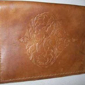 Buy Hand Crafted Custom Leather Photo Album/Scrapbook, made to