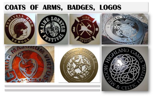 Custom Made Coats Of Arms, Badges, Logos