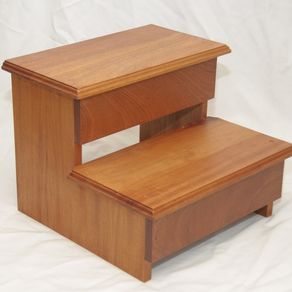 Custom Step Stools | Handmade Wood Stepstools | CustomMade.com - Large Step Stool by Matthew & Jessica Buchanan