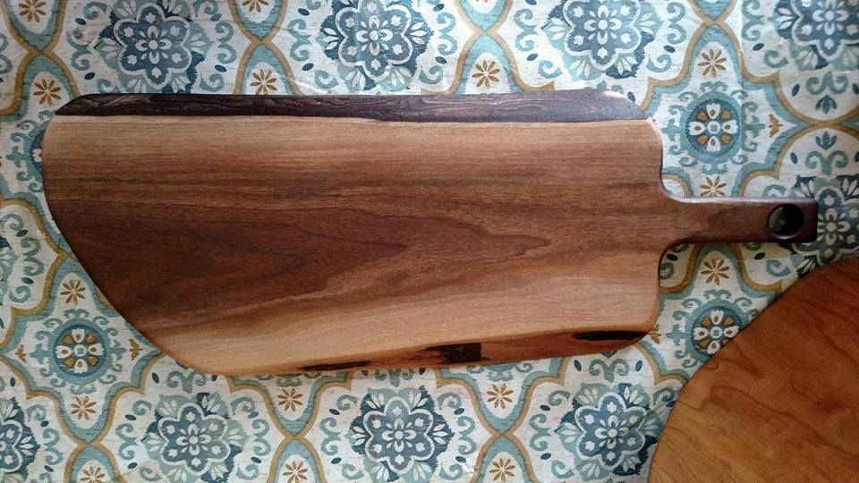 Buy Custom Made Live Edge Cutting Boards, made to order from The Wooden Kitchen