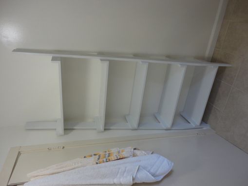 Custom Made Angled Ladder Shelf