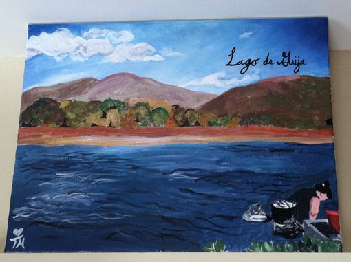 Custom Made River/Lake Hand Painting